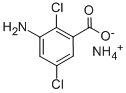 3-氨基-2,5-二氯苯甲酸铵盐结构式_1076-46-6结构式