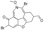 Rac-(4aα)-4a,5,9,10,11,12-六氢-1,5-二溴-11-甲酰基-3-甲氧基-6H-苯并呋喃并[3a,3,2-e,f][2]苯并氮杂卓-6-酮结构式_1076198-20-3结构式