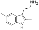 [2-(2,5-二甲基-1H-吲哚-3-基)乙基]胺盐酸盐结构式_1079-44-3结构式