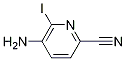 5-氨基-6-碘-吡啶-2-甲腈结构式_1079054-78-6结构式