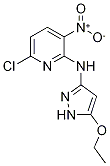 6-氯-n-(5-乙氧基-1H-吡唑-3-基)-3-硝基吡啶-2-胺结构式_1079275-41-4结构式