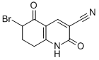 6-Bromo-1,2,5,6,7,8-hexahydro-2,5-dioxoquinoline-3-carbonitrile Structure,107955-83-9Structure