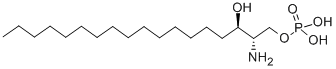 (2S,3r)-2-amino-3-hydroxyoctadecyl dihydrogen phosphate Structure,108126-32-5Structure