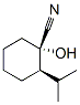 顺式-(9ci)-1-羟基-2-(1-甲基乙基)-环己烷甲腈结构式_108168-71-4结构式