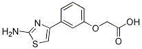 2-[3-(2-氨基-4-噻唑)苯氧基]乙酸结构式_1082128-37-7结构式