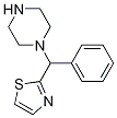 1-(苯基(噻唑-2-基)甲基)哌嗪结构式_1082496-74-9结构式