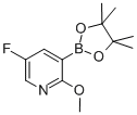 5-氟-2-甲氧基吡啶-3-硼酸频那醇酯结构式_1083168-95-9结构式