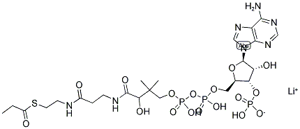 Propionyl coenzyme A lithium salt Structure,108321-21-7Structure