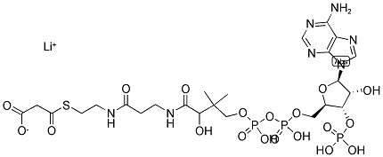 Malonyl Coenzyme A Lithium Salt Structure,108347-84-8Structure