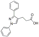 1,3-Diphenylpyrazole-4-propionic acid Structure,108446-77-1Structure