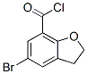 5-Bromo-2,3-dihydrobenzo[b]furan-7-carbonyl chloride Structure,108551-60-6Structure