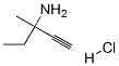 3-氨基-3-甲基-1-戊炔盐酸盐结构式_108575-32-2结构式