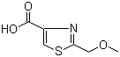 4-Thiazolecarboxylic acid, 2-(methoxymethyl)- Structure,1086380-07-5Structure