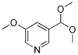 3-(Dimethoxymethyl)-5-methoxypyridine Structure,1087659-15-1Structure