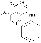 3-Methoxy-5-(phenylcarbamoyl)isonicotinic acid Structure,1087659-19-5Structure