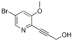 3-(5-Bromo-3-methoxypyridin-2-yl)prop-2-yn-1-ol Structure,1087659-22-0Structure
