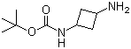 3-氨基-1-环丁基氨基甲酸叔丁酯结构式_1090904-48-5结构式