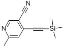 6-甲基-4-[2-(三甲基甲硅烷基)乙炔]-3-吡啶甲腈结构式_1092352-08-3结构式