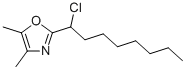 2-(1-氯辛基)-4,5-二甲基噁唑结构式_1092352-19-6结构式