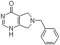 3,5,6,7-四氢-6-(苯基甲基)-4H-吡咯并[3,4-d]嘧啶-4-酮结构式_1092352-66-3结构式
