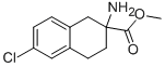 2-氨基-6-氯-1,2,3,4-四氢-萘-2-羧酸甲酯结构式_1092519-17-9结构式