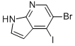 5-Bromo-4-iodo-1H-pyrrolo[2,3-b]pyridine Structure,1092580-04-5Structure