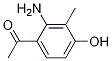 1-(2-氨基-4-羟基-3-甲基-苯基)-乙酮结构式_1093741-78-6结构式