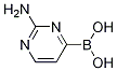 2-氨基嘧啶-4-硼酸结构式_1093961-43-3结构式