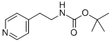 (2-吡啶-4-基-乙基)氨基甲酸叔丁酯结构式_109573-05-9结构式