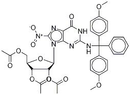 N-(4,4-二甲氧基三苯甲游基)-8-硝基鸟苷 2,3,5-三乙酸酯结构式_1096020-94-8结构式