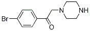 Ethanone, 1-(4-bromophenyl)-2-(1-piperazinyl)- Structure,109607-56-9Structure