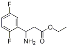 3-氨基-3-(2,5-二氟-苯基)-丙酸乙酯结构式_1096828-54-4结构式
