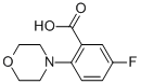 5-氟-2-(4-吗啉)苯甲酸结构式_1096880-75-9结构式