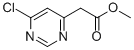 4-Pyrimidineacetic acid, 6-chloro-, methyl ester Structure,1097779-00-4Structure