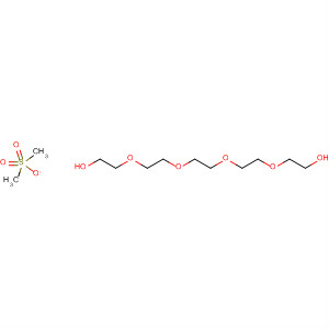 五乙烯乙二醇二甲烷磺酸盐结构式_109789-39-1结构式