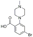 4-Bromo-2-(4-methyl-1-piperazinyl)benzoic acid Structure,1099687-04-3Structure