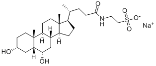 Taurohyodeoxycholic acid sodium salt Structure,110026-03-4Structure