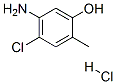 5-氨基-4-氯-2-甲基苯酚盐酸盐结构式_110102-85-7结构式