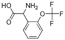 氨基-(2-三氟甲氧基-苯基)-乙酸结构式_1101781-50-3结构式