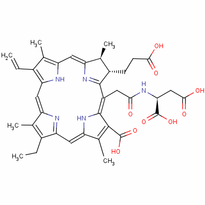 Monoaspartyl chlorin e6 Structure,110230-98-3Structure