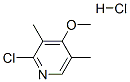 2-Chloro-3,5-dimethyl-4-methoxypyridine hydrochloride Structure,110464-98-7Structure