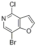 7-Bromo-4-chlorofuro[3,2-c]pyridine Structure,1105187-43-6Structure