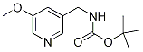 (5-甲氧基吡啶-3-基)甲基氨基甲酸叔丁酯结构式_1105675-60-2结构式