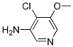 4-Chloro-5-methoxypyridin-3-amine Structure,1105675-66-8Structure