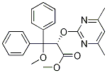 (S)-2-(4,6-二甲基嘧啶-2-氧基)-3-甲氧基-3,3-二苯基丙酸甲酯结构式_1106685-61-3结构式