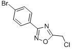 3-(4-Bromophenyl)-5-(chloromethyl)-1,2,4-oxadiazole Structure,110704-42-2Structure