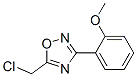5-(Chloromethyl)-3-(2-methoxyphenyl)-1,2,4-oxadiazole Structure,110704-43-3Structure