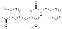 3-乙酰基-n-苄氧基羰基-L-酪氨酸甲酯结构式_110774-03-3结构式