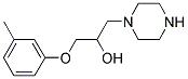 1-哌嗪-1-基-3-间甲苯氧基-2-丙醇结构式_110894-01-4结构式