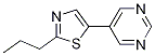2-丙基-5-(嘧啶-5-基)噻唑结构式_1109226-43-8结构式